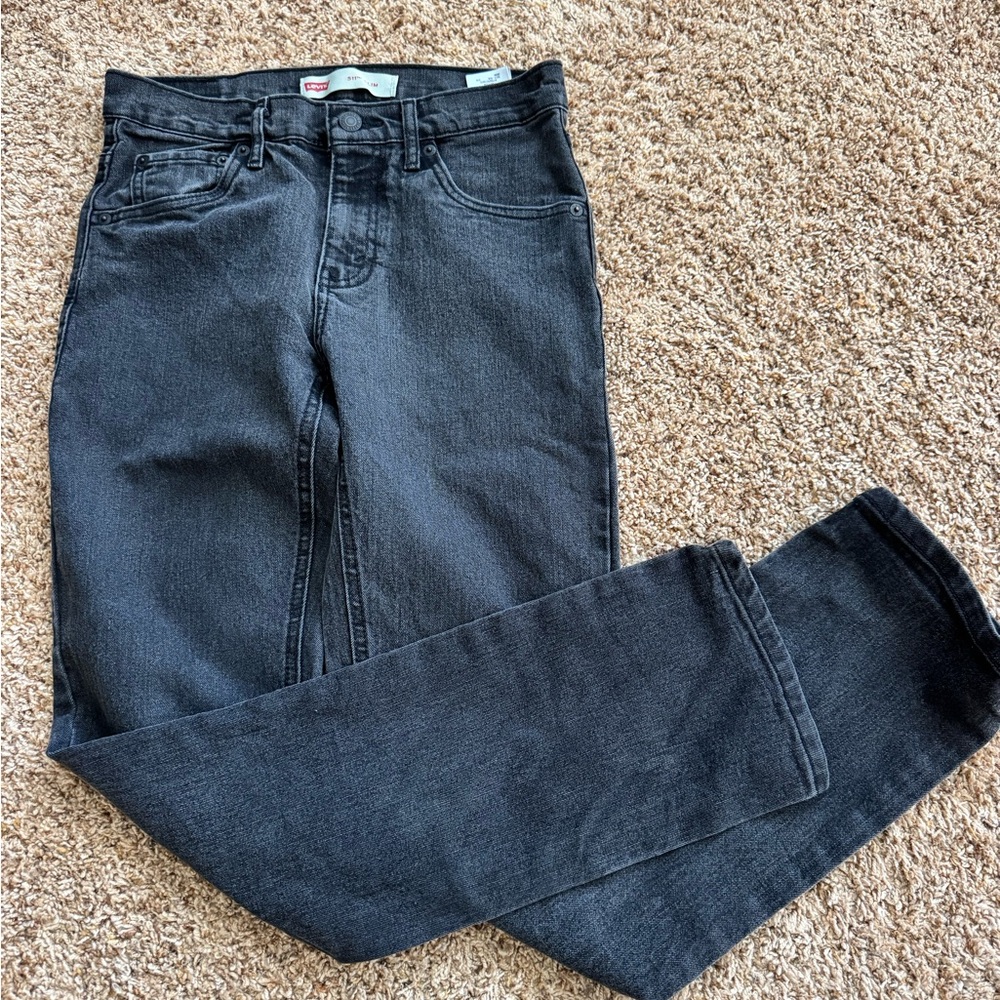 Levi’s 511 black jeans, 16 Reg 28x28